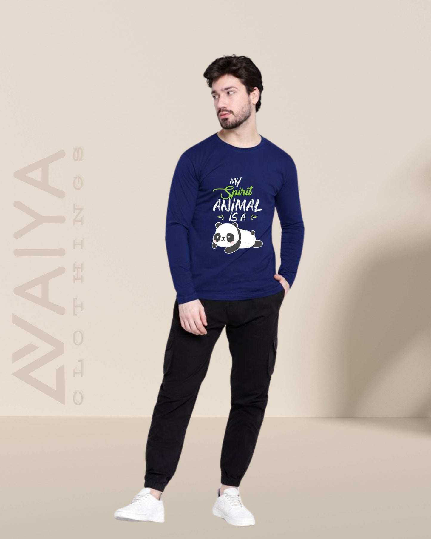 My Spirit Animal | Full Sleeves Round Neck T-Shirt | Unisex - Avaiya Clothings