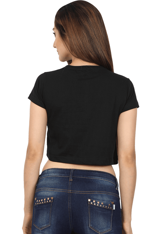 Professional Manipulator | Women Crop Top | Black - Avaiya Clothings