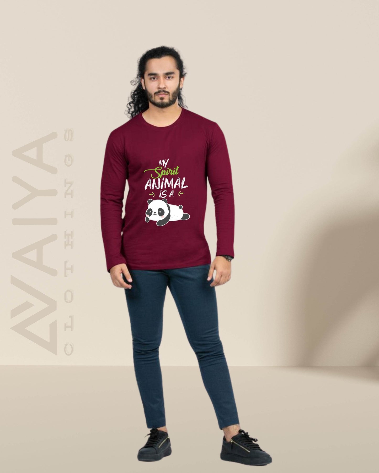 My Spirit Animal | Full Sleeves Round Neck T-Shirt | Unisex - Avaiya Clothings