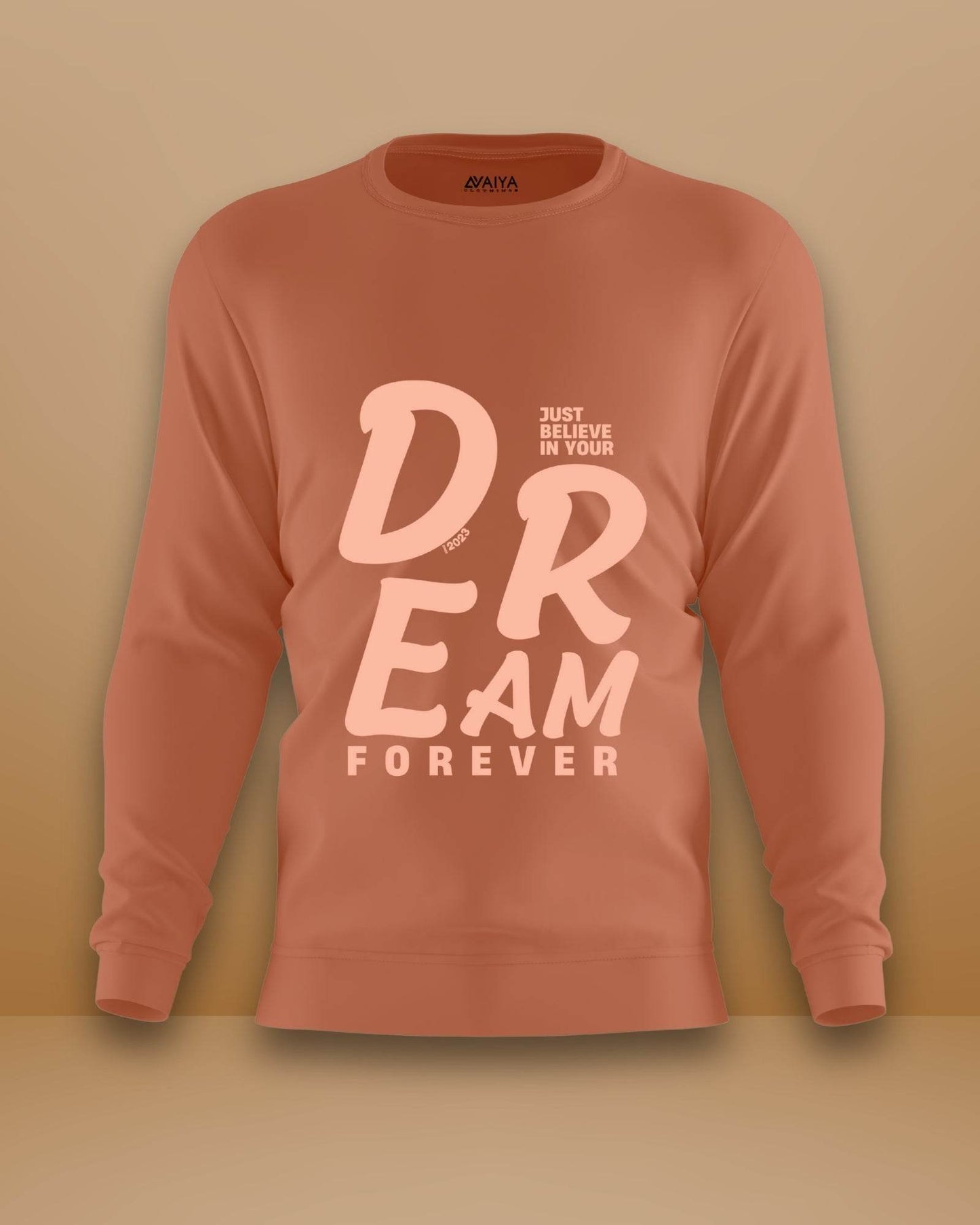 Dream Forever Sweatshirt | Unisex | Coral - Avaiya Clothings