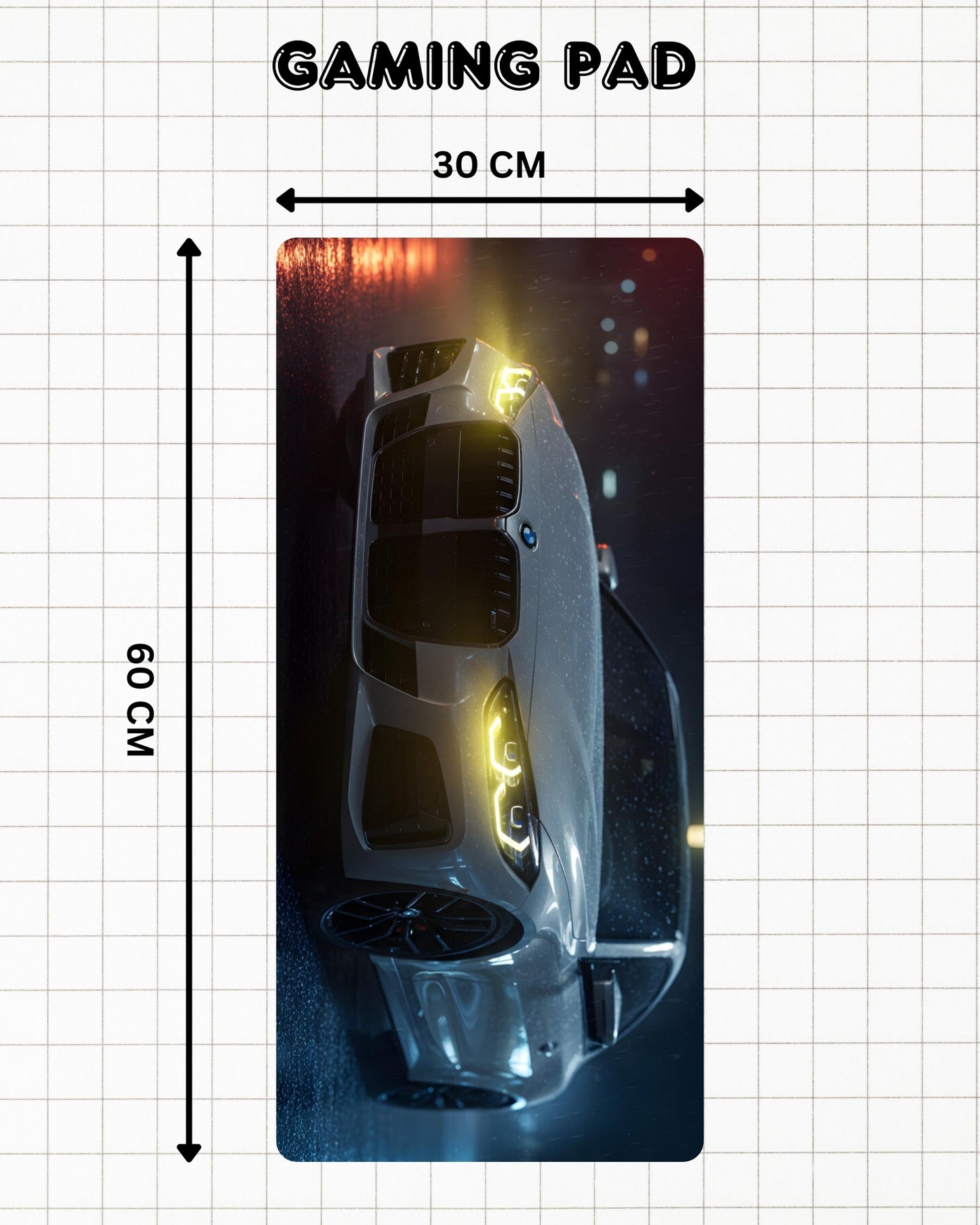 BMW Collection | Gaming Pad | B | 30*60 cm