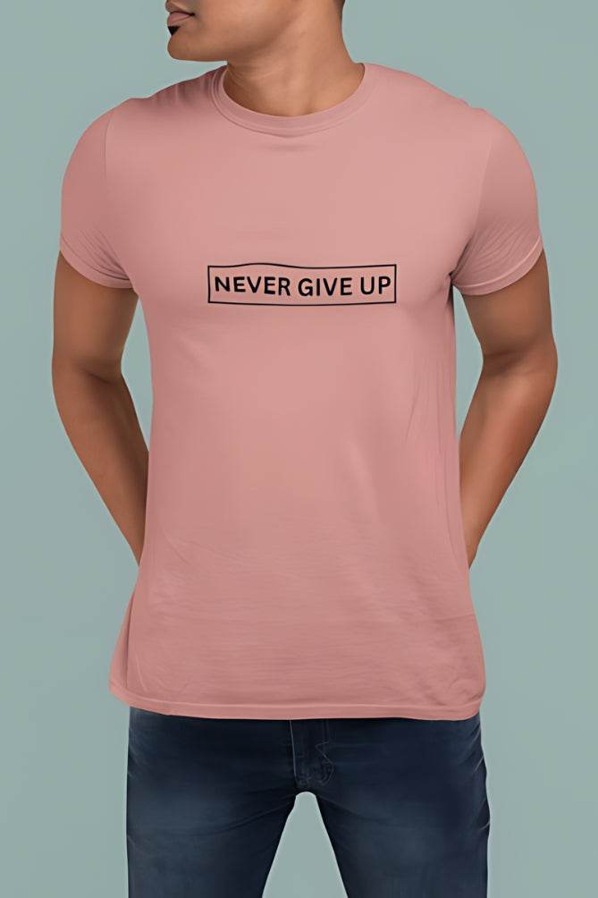 Never Give up | Classic T-Shirt | For Man And Woman - Avaiya Clothings