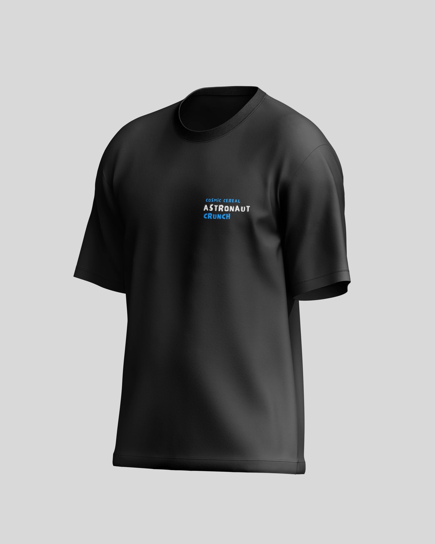 Astronaut Crunch Oversized T-Shirt | Black | Premium Quality by AvaiYa | Unisex
