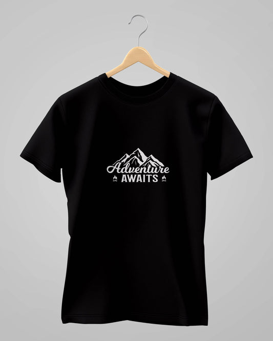 Adventures Awaits | Classic T-Shirt | For Man And Woman - Avaiya Clothings