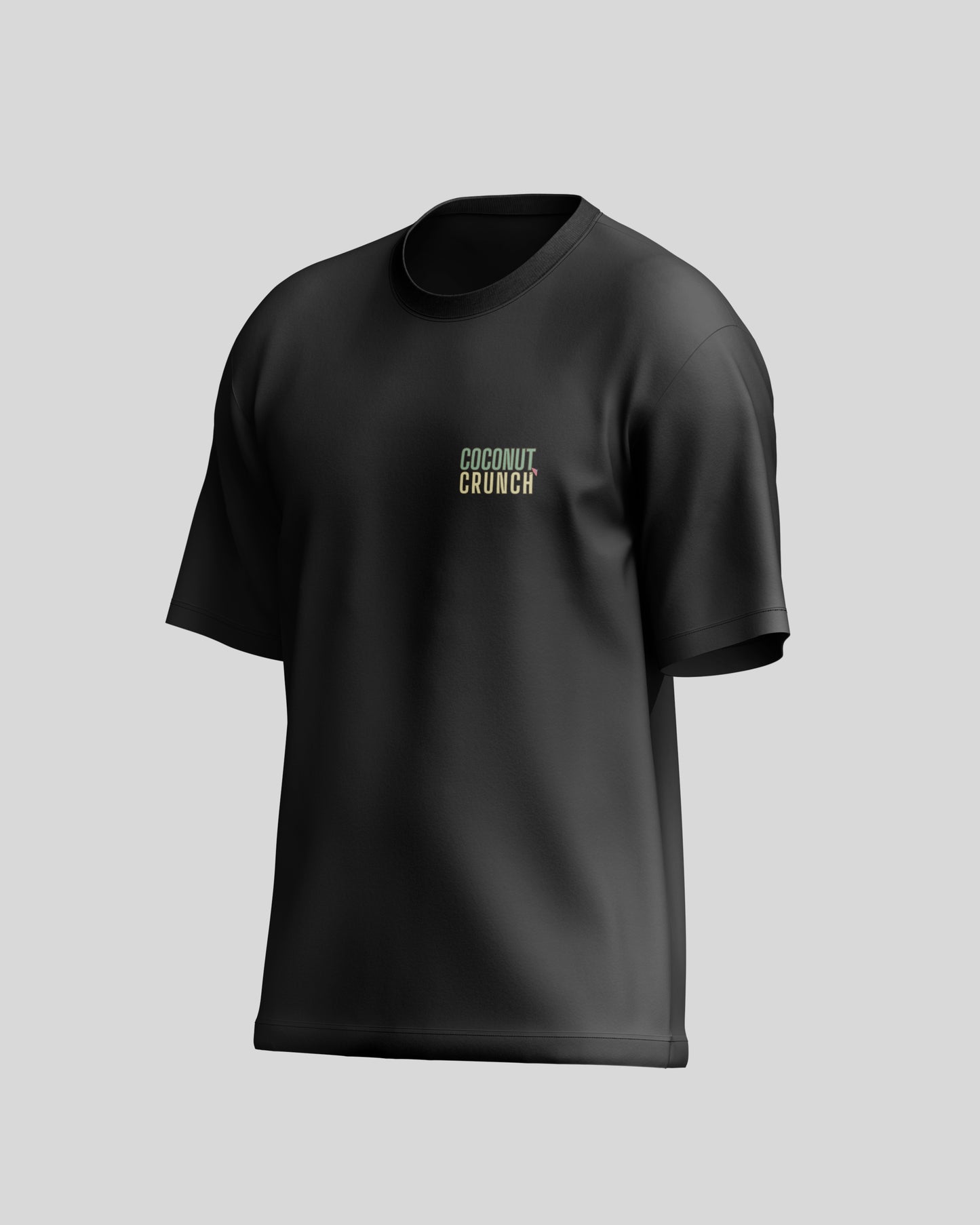 Coconut Crunch Oversized T-Shirt | Black | Premium Quality by AvaiYa | Unisex