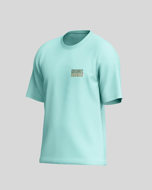 Coconut Crunch Oversized T-Shirt | Mint | Premium Quality by AvaiYa | Unisex - Avaiya Clothings