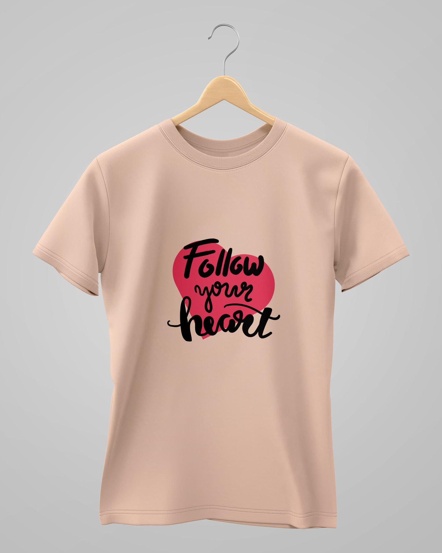 Follow Your Heart | Classic T-Shirt | For Man & Woman - AvaiYa Clothing's