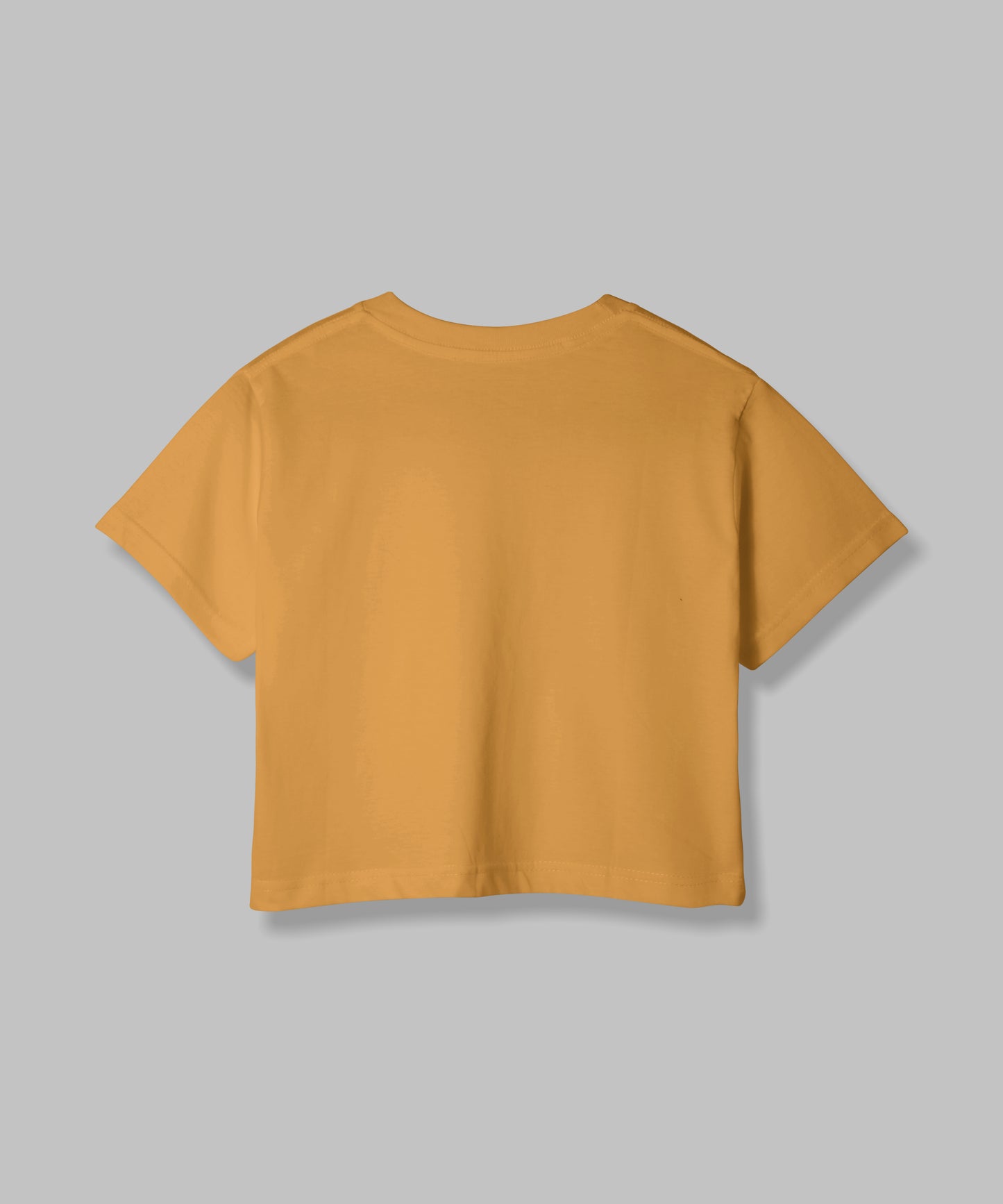 Everything Will Be Fine | Women Crop Top | Golden Yellow