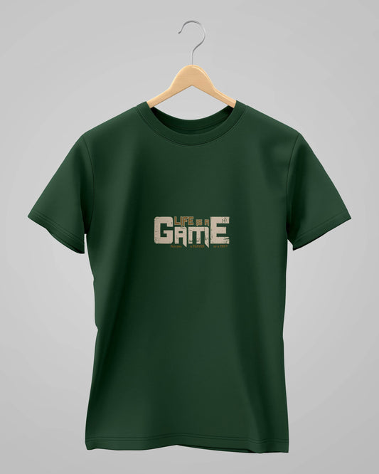 Life Is A Game | Classic T-Shirt | For Man & Woman - Avaiya Clothings