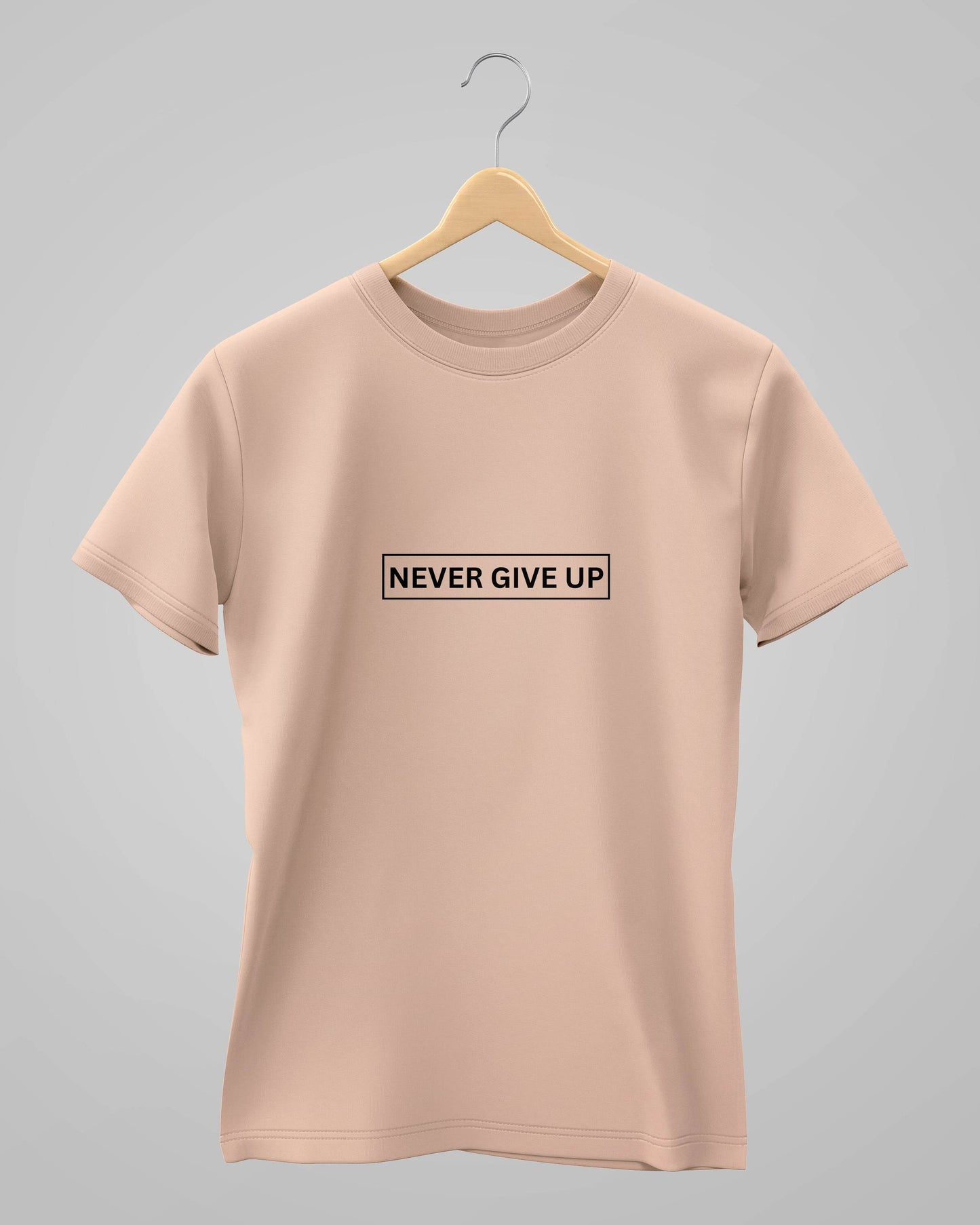 Never Give up | Classic T-Shirt | For Man And Woman - Avaiya Clothings