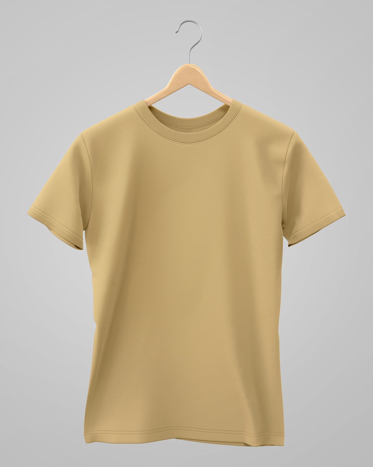 Classic T-Shirt | For Man & Woman | Beige - AvaiYa Clothing's
