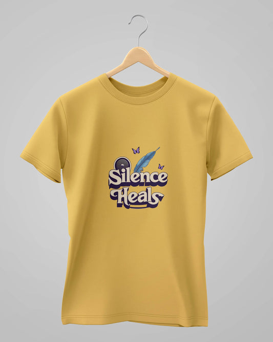 Silence Heals | Classic T-Shirt | For Man & Woman - Avaiya Clothings