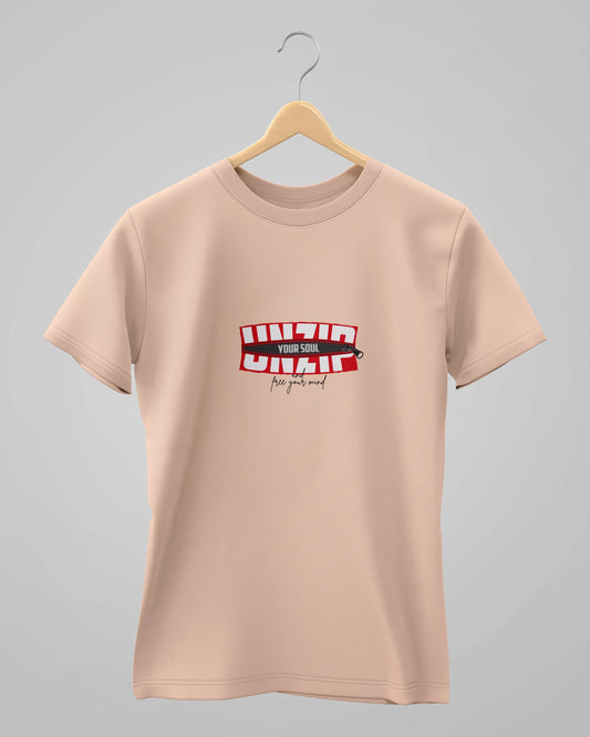 Unzip Your Soul | Classic T-Shirt | For Man & Woman - Avaiya Clothings