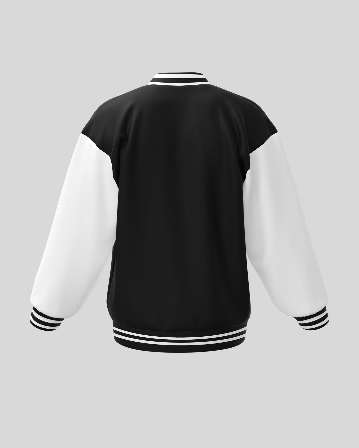 Plain Varsity Jacket | For Man And Woman | Black - AvaiYa Clothing's