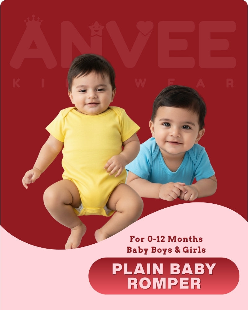 Plain Kids Romper