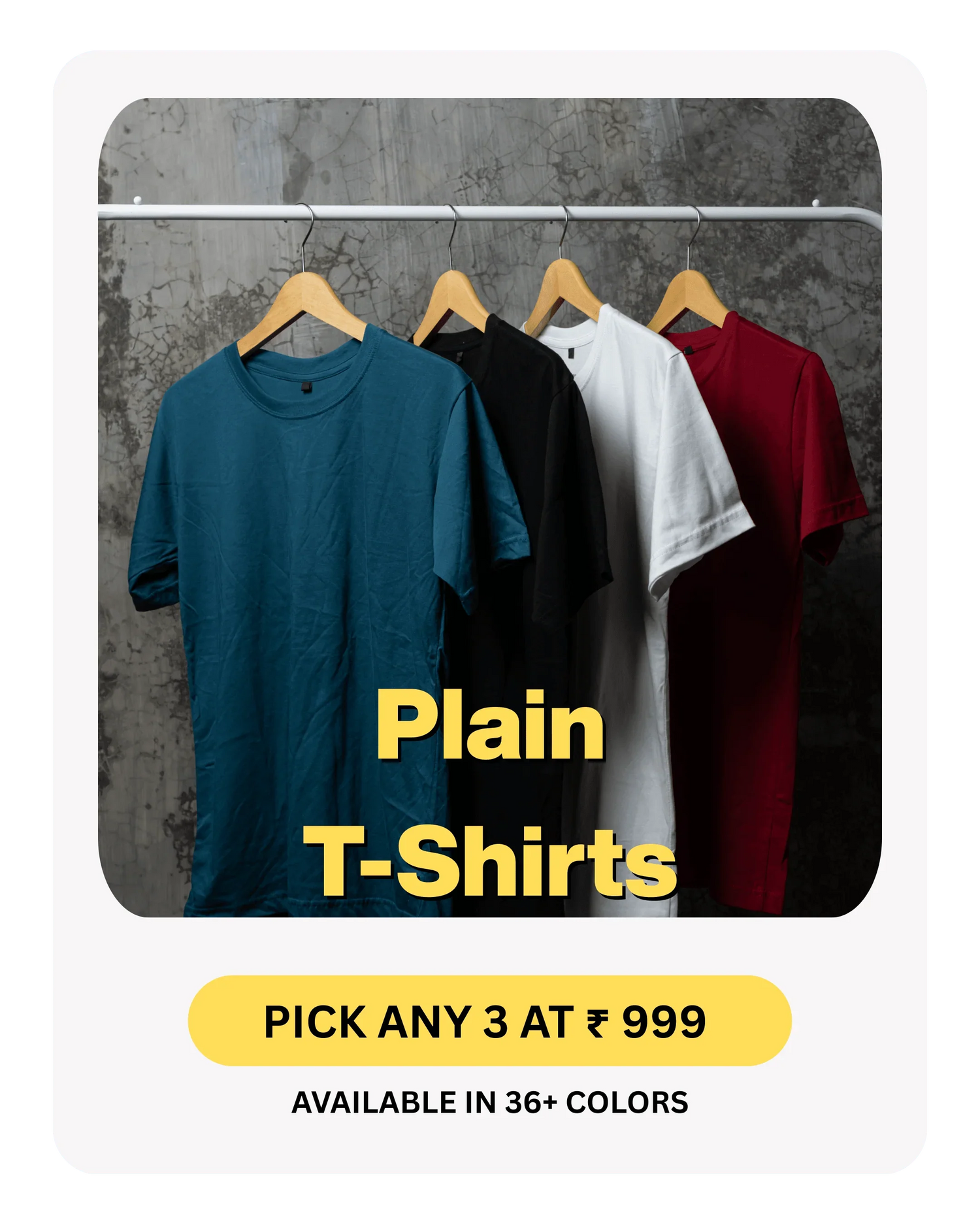 Plain T-Shirts - Avaiya Clothings