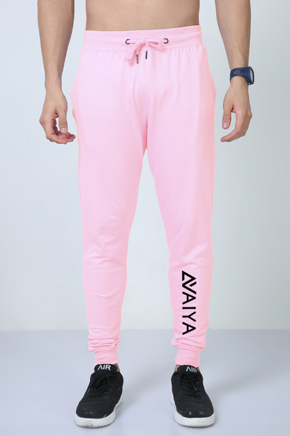 Cotton Comfort Joggers | Man and Woman | Light Baby Pink - AvaiYa Clothing's