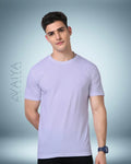 Supima Cotton T-Shirt for Men & Women | Lavender - Avaiya Clothings