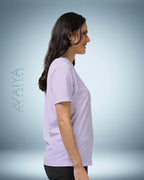 Supima Cotton T-Shirt for Men & Women | Lavender - Avaiya Clothings