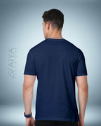 Supima Cotton T-Shirt for Men & Women | Navy Blue - Avaiya Clothings