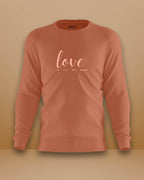 Love Is All We Need | Unisex | Coral - Avaiya Clothings