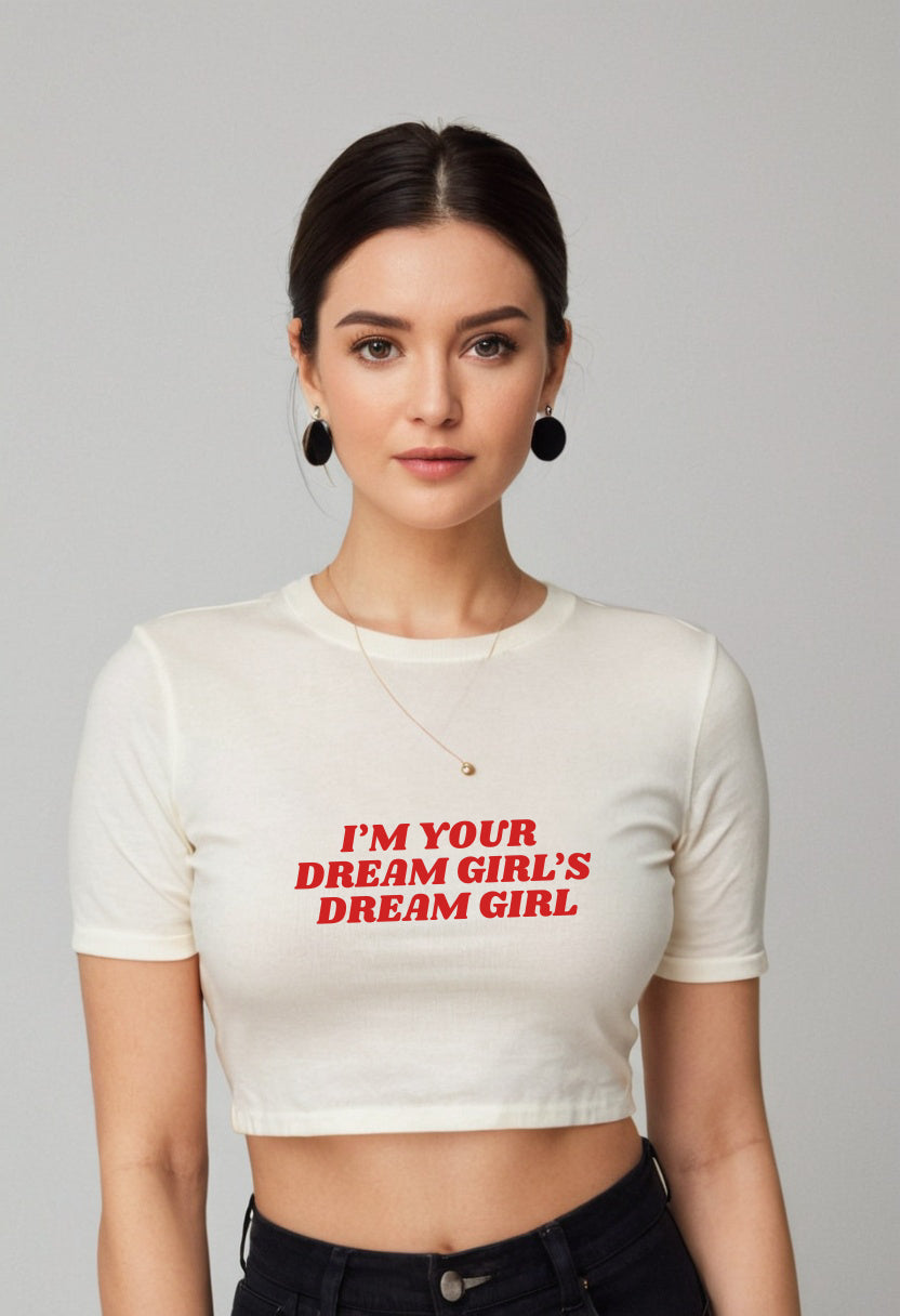 Dream Girl | Women Crop Top | Red