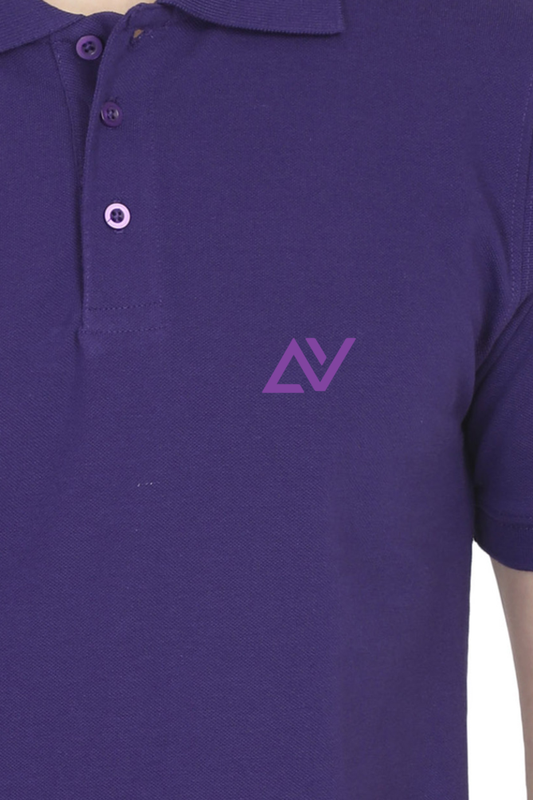 Avaiya's Classic Polo T-Shirts | Purple - AvaiYa Clothing's