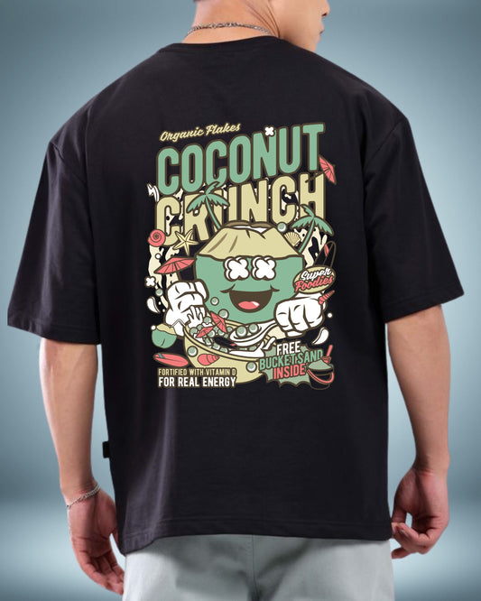 Coconut Crunch Oversized T-Shirt | Premium Quality by AvaiYa | Unisex