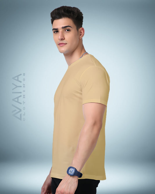 Supima T-Shirts (Beige) | Unisex