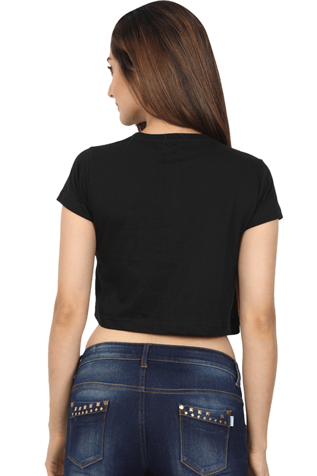 Professional Manipulator | Women Crop Top | Black - Avaiya Clothings