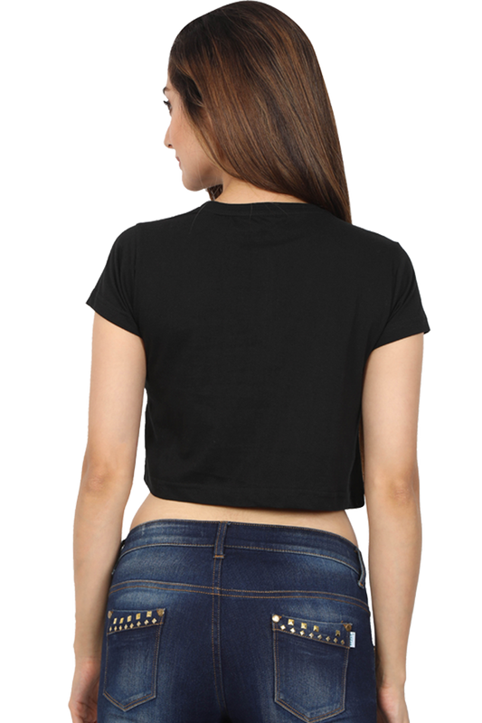 Professional Manipulator | Women Crop Top | Black - AvaiYa Clothing's