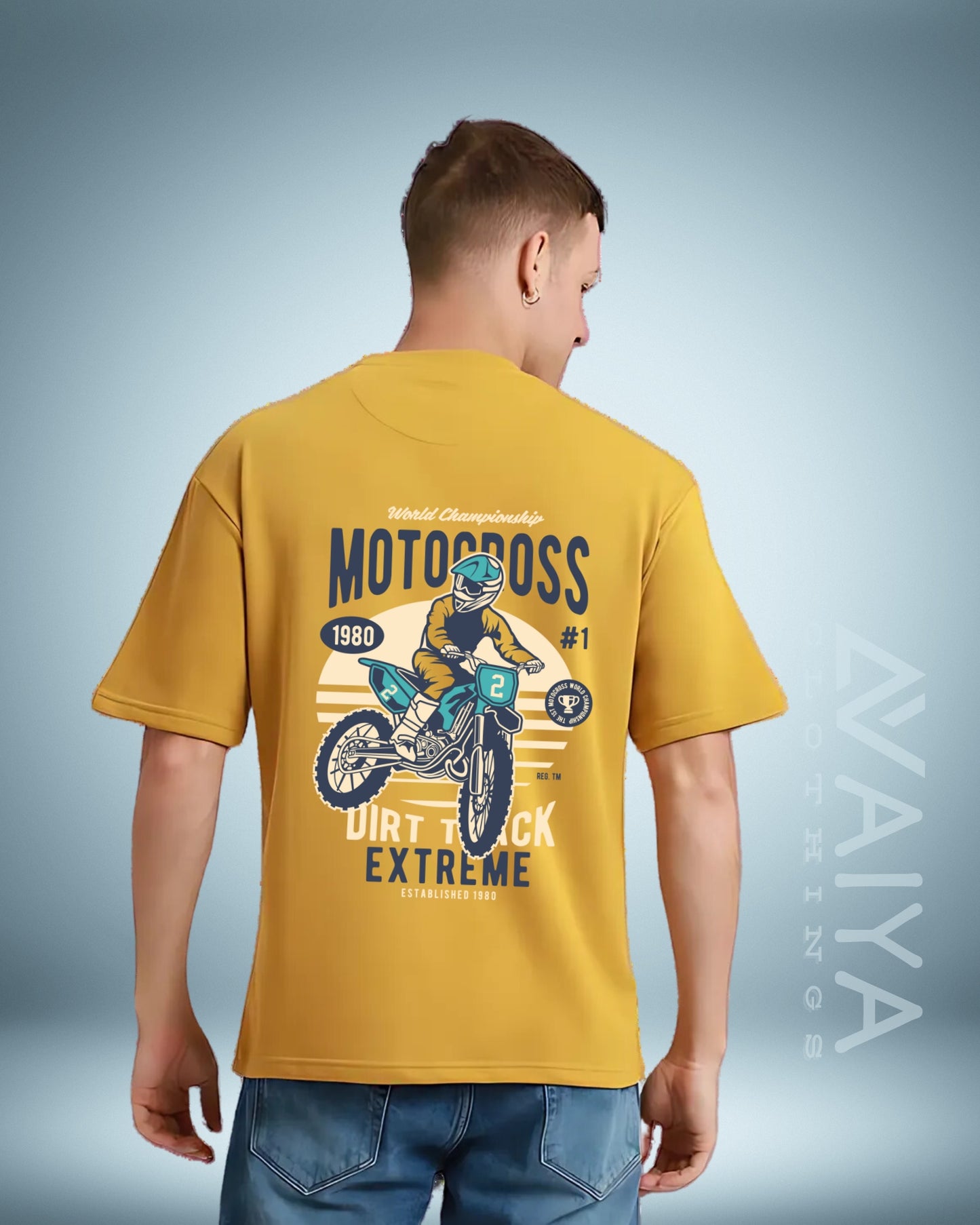 Motorcross Oversized T-Shirt | Premium Quality by AvaiYa | Unisex