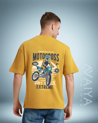 Motorcross Oversized T-Shirt | Premium Quality by AvaiYa | Unisex