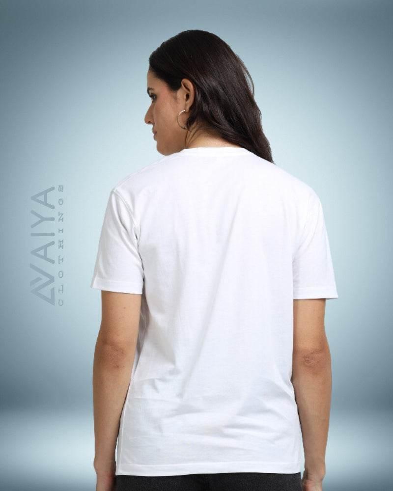 Supima Cotton T-Shirt for Men & Women | White - Avaiya Clothings
