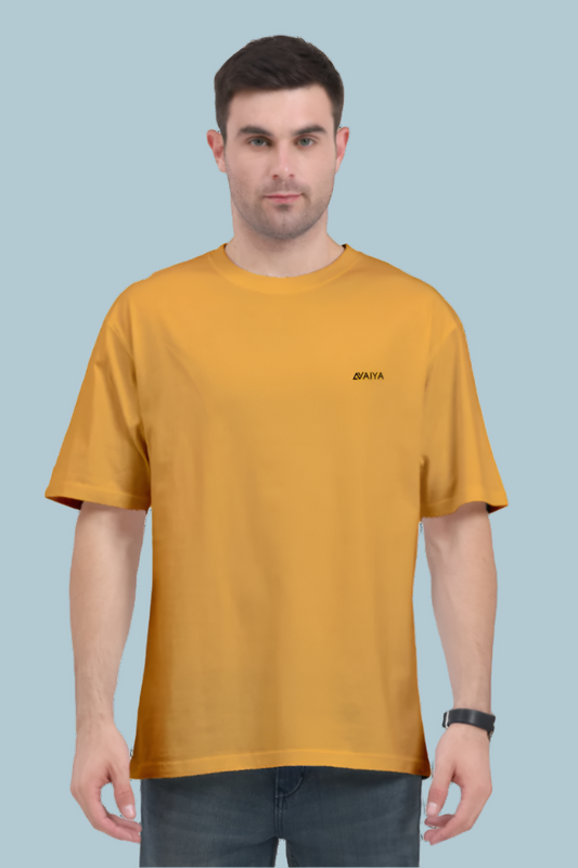 Black Minimal Logo Oversized T-Shirt | Premium Quality by AvaiYa