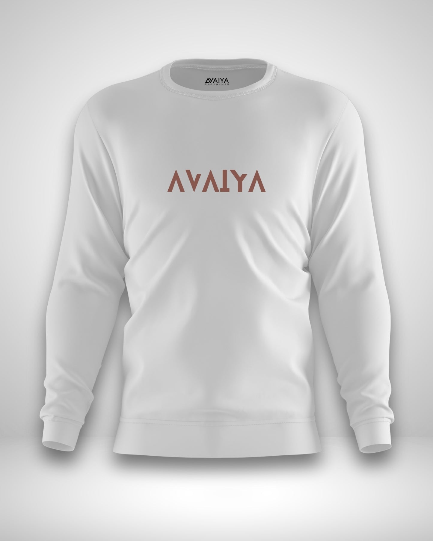 Avaiya Name Sweatshirt | Unisex | White