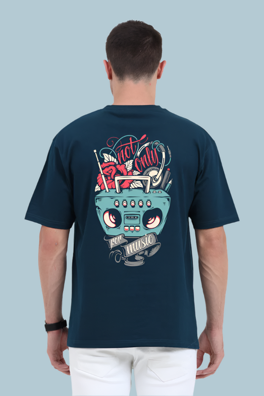 Not Only For music Oversized T-Shirt | Premium Quality by AvaiYa - AvaiYa Clothing's
