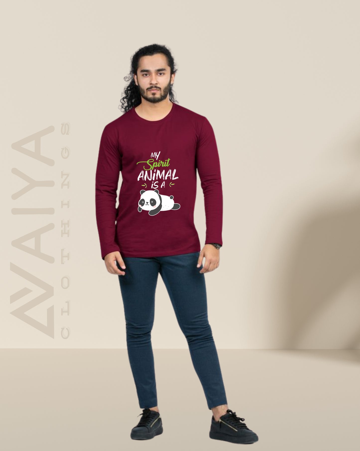 My Spirit Animal | Full Sleeves Round Neck T-Shirt | Unisex