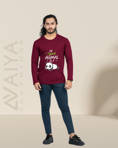 My Spirit Animal | Full Sleeves Round Neck T-Shirt | Unisex
