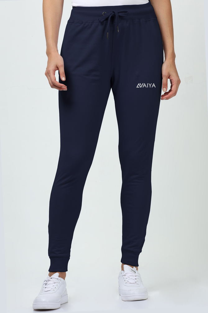 Pocket-Print Joggers in Organic Cotton | Man and Woman | Navi Blue