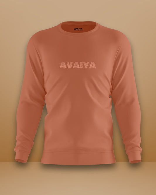 Avaiya Name Sweatshirt | Unisex | Coral
