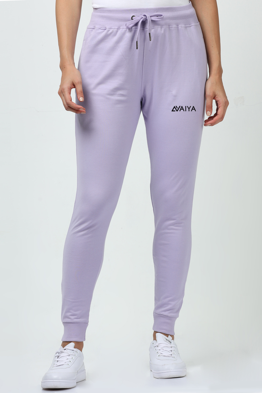 Pocket-Print Joggers in Organic Cotton | Man and Woman | Lavender