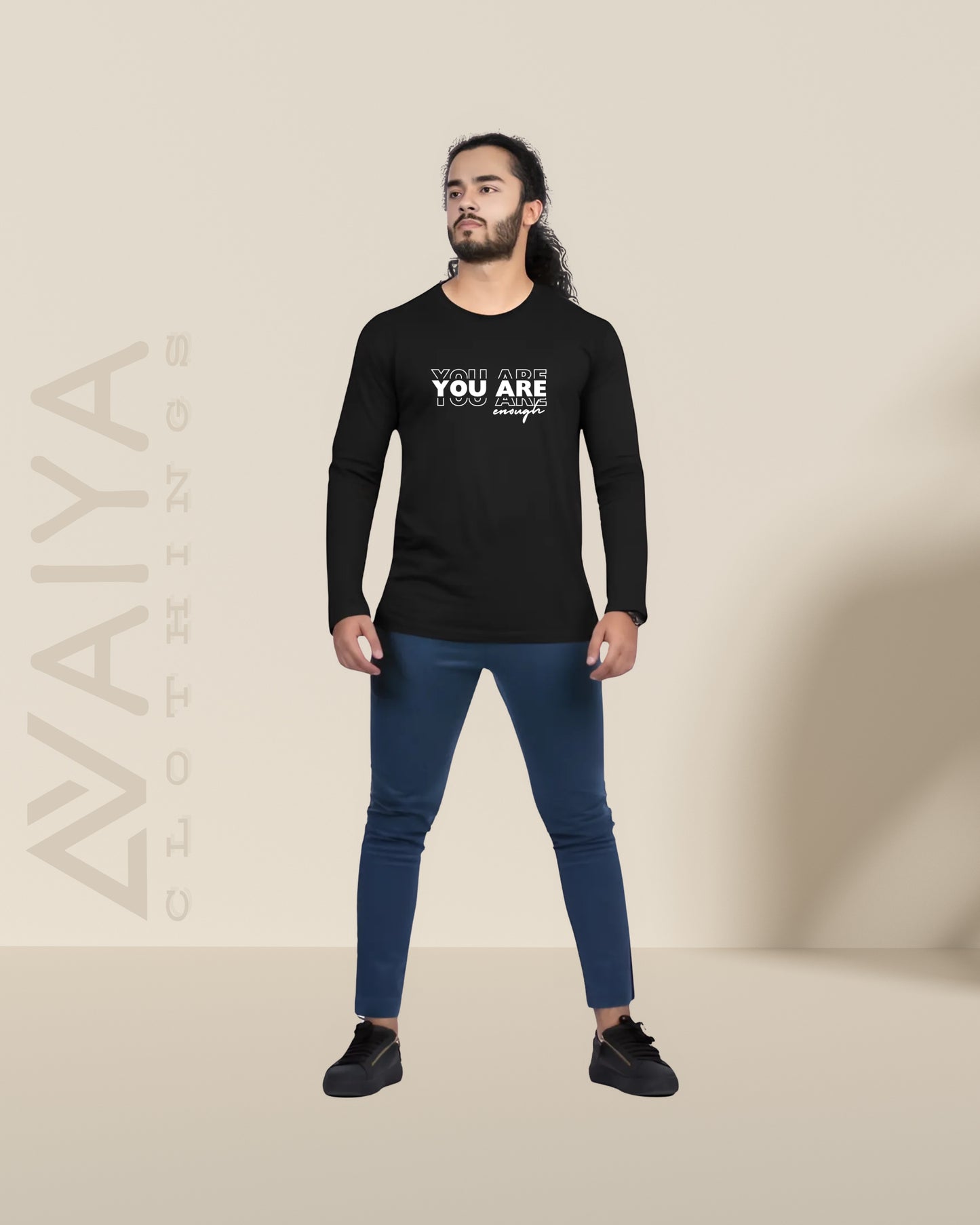 You Are Enough | Full Sleeves Round Neck T-Shirt | Unisex