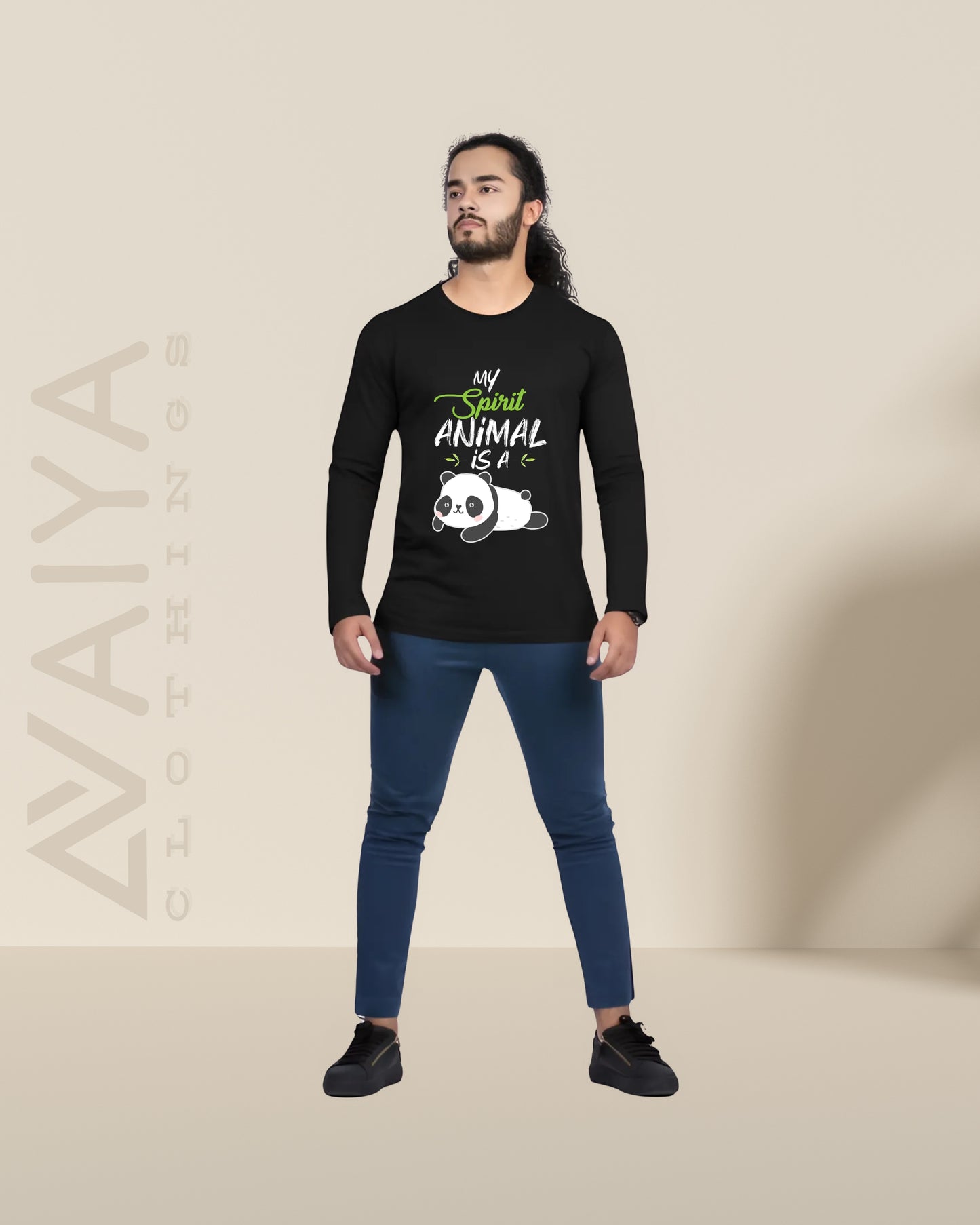 My Spirit Animal | Full Sleeves Round Neck T-Shirt | Unisex