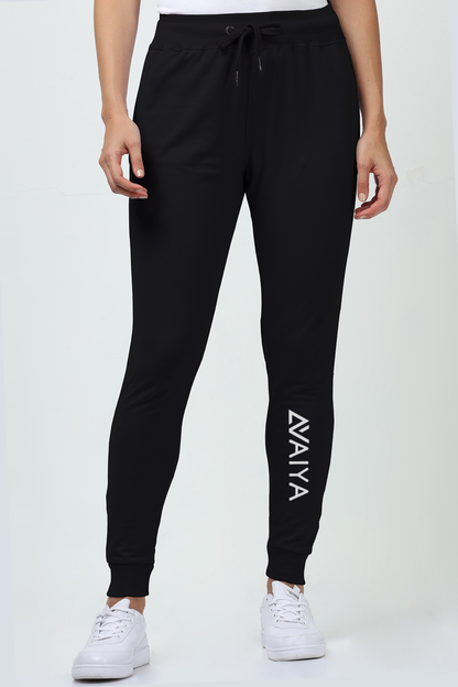 Cotton Comfort Joggers | Man and Woman | Black