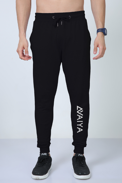 Cotton Comfort Joggers | Man and Woman | Black