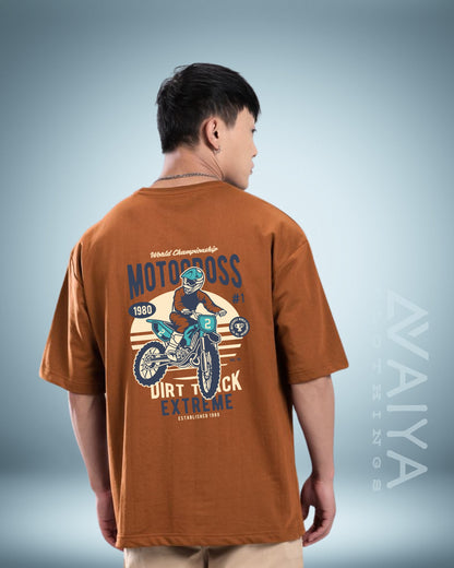 Motorcross Oversized T-Shirt | Premium Quality by AvaiYa | Unisex