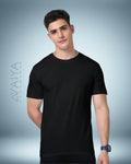 Supima Cotton T-Shirt for Men & Women | Black - Avaiya Clothings