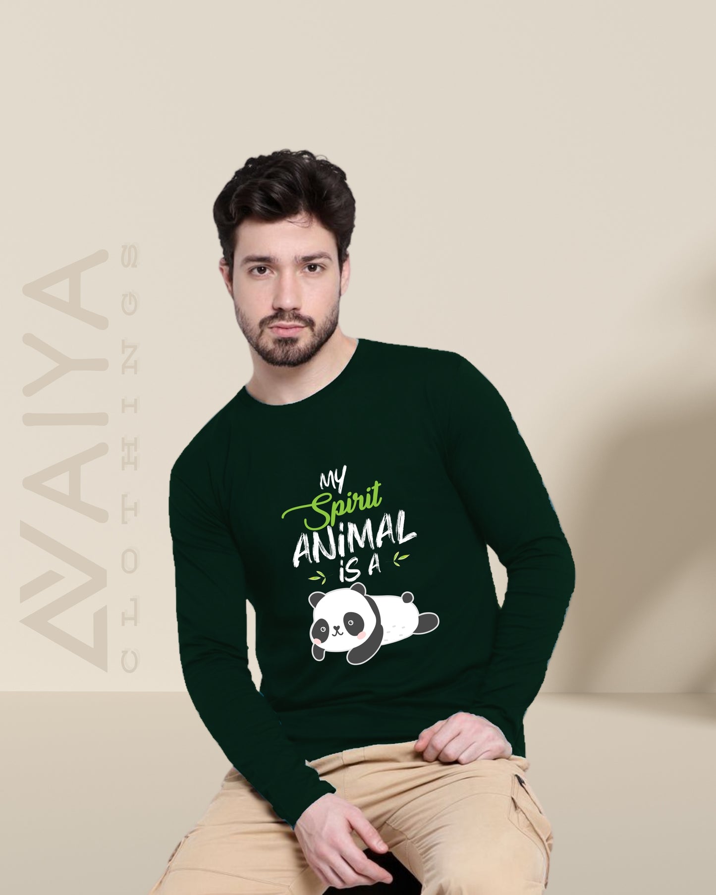My Spirit Animal | Full Sleeves Round Neck T-Shirt | Unisex