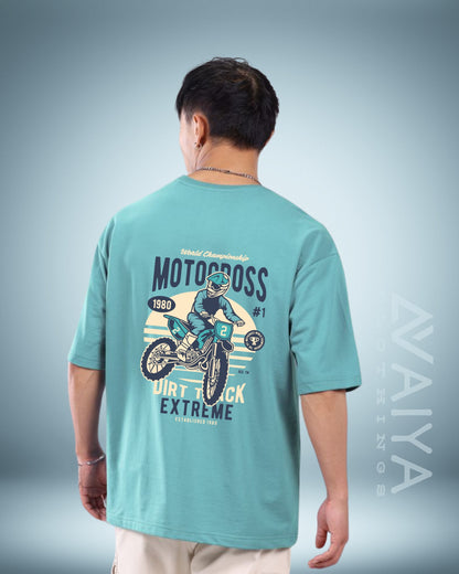 Motorcross Oversized T-Shirt | Premium Quality by AvaiYa | Unisex